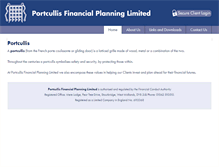Tablet Screenshot of portcullis-financial.co.uk